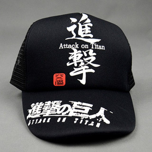 Anime Hats One Piece Attack on Titan Naruto Tokyo Ghoul Baseball Cap Sun Hat Cosplay Peak Caps