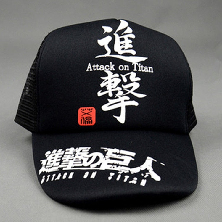 Anime Hats One Piece Attack on Titan Naruto Tokyo Ghoul Baseball Cap Sun Hat Cosplay Peak Caps